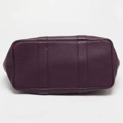 Pre Owned Hermes Cassis Negonda Leather Garden Party 36 Bag