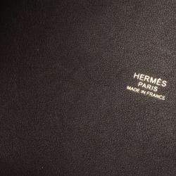 Pre Owned Hermes Evennes Felt Swift Leather Picotin Lock PM Bag