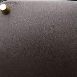 Pre Owned Hermes Evennes Felt Swift Leather Picotin Lock PM Bag