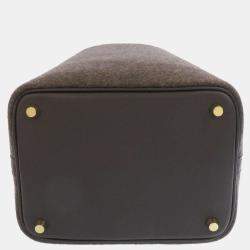 Pre Owned Hermes Evennes Felt Swift Leather Picotin Lock PM Bag