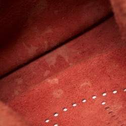 Pre Owned Hermes Rouge Grenat Togo Leather Evelyne III GM Bag