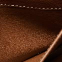 Pre Owned Hermes Gold Evercolor Leather Gold Plated Roulis 18 Bag