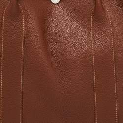 Pre Owned Hermes Gold Negonda Leather Garden Party 36 Bag