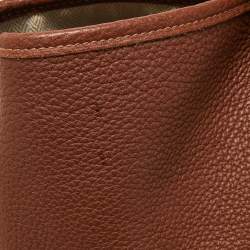 Pre Owned Hermes Gold Negonda Leather Garden Party 36 Bag