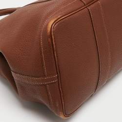 Pre Owned Hermes Gold Negonda Leather Garden Party 36 Bag