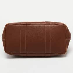 Pre Owned Hermes Gold Negonda Leather Garden Party 36 Bag