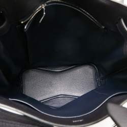 Pre Owned Hermes Prunoir Fjord Leather Palladium Hardware So Kelly 26 Bag