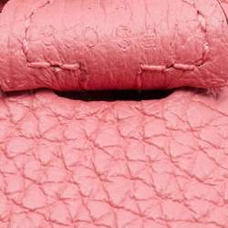 Pre Owned Hermes Rose Lipstick Taurillon Clemence Leather Evelyne TPM Bag