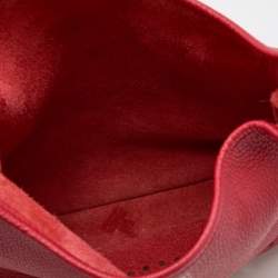 Pre Owned Hermès Rouge Piment Taurillon Clemence Leather Evelyne III 29 Bag