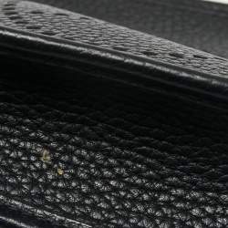 Hermes Noir Taurillon Clemence Leather Evelyne TPM Bag 