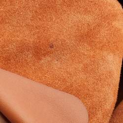 Pre Owned Hermes Gold Swift/Vache Hunter and Taurillon Clemence Leather Virevolte 24 Bag