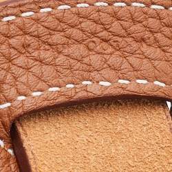 Pre Owned Hermes Gold Swift/Vache Hunter and Taurillon Clemence Leather Virevolte 24 Bag