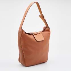 Pre Owned Hermes Gold Swift/Vache Hunter and Taurillon Clemence Leather Virevolte 24 Bag