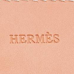 Pre Owned Hermes Gold Swift/Vache Hunter and Taurillon Clemence Leather Virevolte 24 Bag