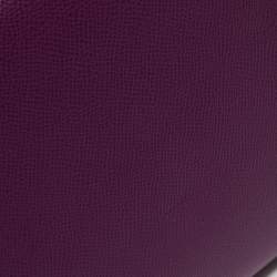 Pre Owned Hermes Anemone Epsom Leather Palladium Finish Kelly Sellier 25 Bag