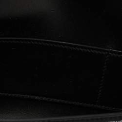 Pre Owned Hermes Black Box Calf Leather Egee Clutch