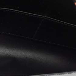 Pre Owned Hermes Black Box Calf Leather Egee Clutch