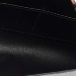 Pre Owned Hermes Black Box Calf Leather Egee Clutch
