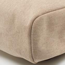 Hermes Natural/Havane Toile and Leather 2-in-1 Herbag Backpack