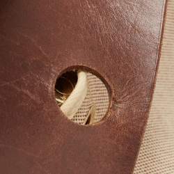 Hermes Natural/Havane Toile and Leather 2-in-1 Herbag Backpack