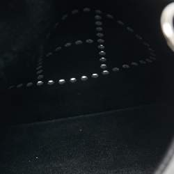 Pre Owned Hermès Noir Taurillon Clemence Leather Evelyne TPM Bag