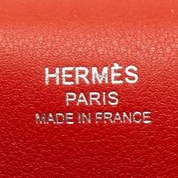 Pre Owned Hermès Blue Brighton/Capucine Swift Leather Palladium Finish Jypsiere 28 Bag