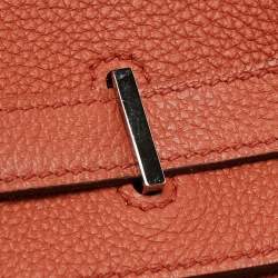 Hermes Capucine Togo Leather Palladium Finish Birkin 35 Bag