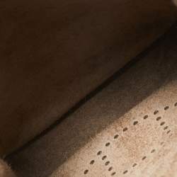 Pre Owned Hermès Etoupe Taurillon Clemence Leather Evelyne TPM 16 Bag