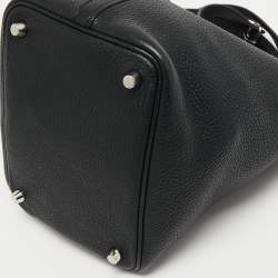 Pre Owned Hermes Black Togo Leather Picotin Lock 18 Bag