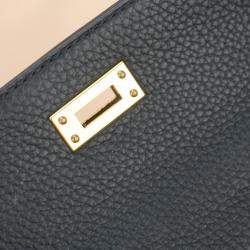Hermes Black Togo Leather Gold Hardware Kelly 25 Bag 