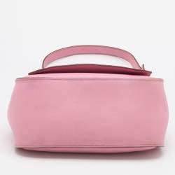 Pre Owned Hermes Pink Swift Leather Palladium Finish Jypsiere 28 Bag