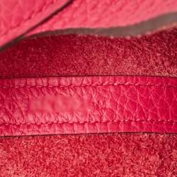 Pre Owned Hermes Rose Mexico Taurillon Clemence Leather Picotin Lock 18 Bag