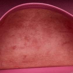Pre Owned Hermes Fuchsia Ostrich Palladium Finish Birkin 35 Bag