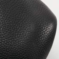 Hermes Black Clemence Leather Gold Finish Picotin Lock 22 Bag