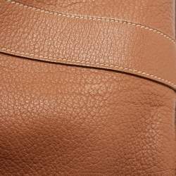 Pre Owned Hermes Gold Negonda Leather Garden Party 36 Bag