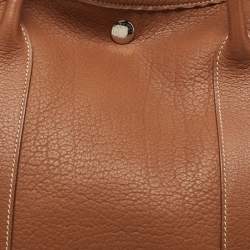 Pre Owned Hermes Gold Negonda Leather Garden Party 36 Bag