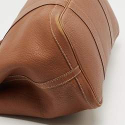 Pre Owned Hermes Gold Negonda Leather Garden Party 36 Bag