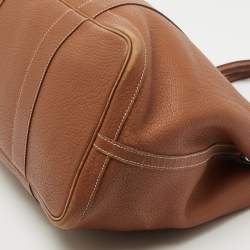 Pre Owned Hermes Gold Negonda Leather Garden Party 36 Bag