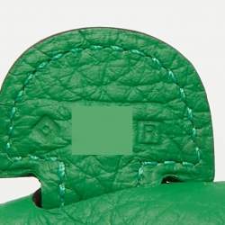 Pre Owned Hermès Bamboo Clemence Leather Evelyne III PM Bag