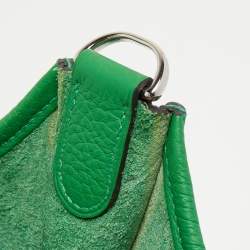 Pre Owned Hermès Bamboo Clemence Leather Evelyne III PM Bag