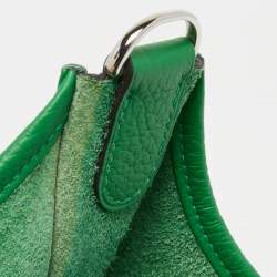 Pre Owned Hermès Bamboo Clemence Leather Evelyne III PM Bag