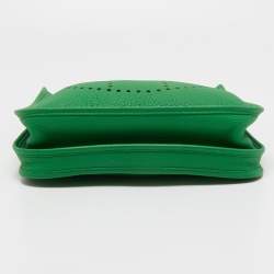 Pre Owned Hermès Bamboo Clemence Leather Evelyne III PM Bag