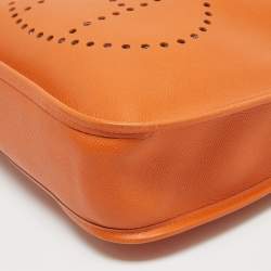 Hermes Orange Epsom Leather Evelyne I PM Bag
