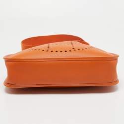 Hermes Orange Epsom Leather Evelyne I PM Bag