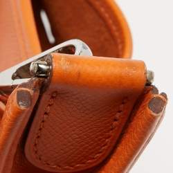 Hermes Orange Epsom Leather Evelyne I PM Bag