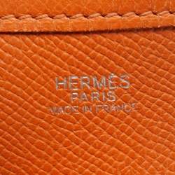 Hermes Orange Epsom Leather Evelyne I PM Bag