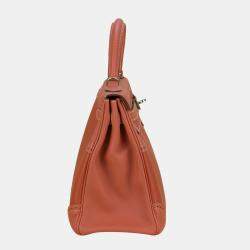 cm Sanguine Togo Leather Palladium Plated Birkin Bag, UhfmrShops
