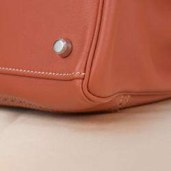 Hermes Sanguine Swift Leather Palladium Hardware Ghillies Retourne Kelly 32 Bag