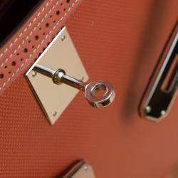 Hermes Sanguine Swift Leather Palladium Hardware Ghillies Retourne Kelly 32 Bag