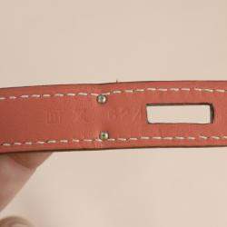 Hermes Sanguine Swift Leather Palladium Hardware Ghillies Retourne Kelly 32 Bag